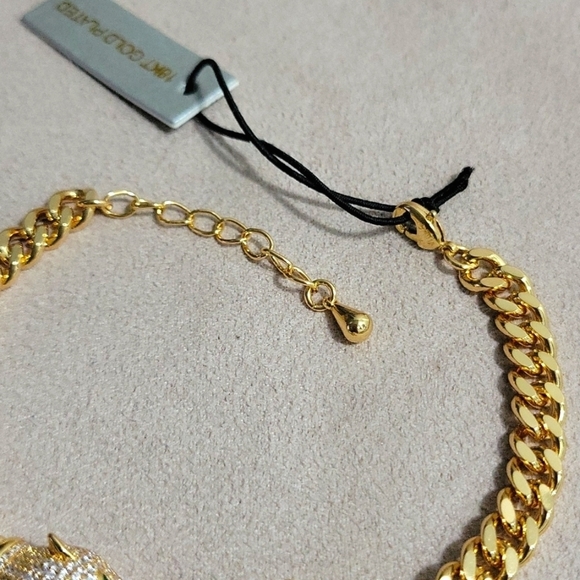 Gold tone Stainless Steel bracelet - Picture 4 of 4